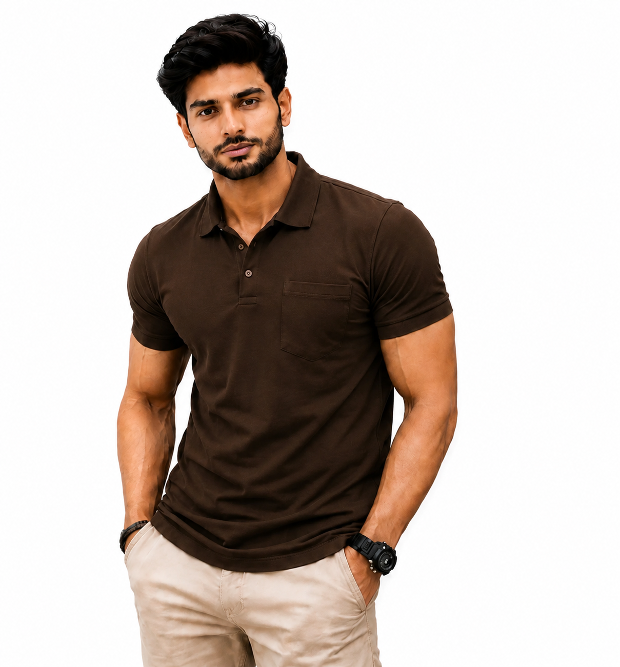 Navy Polo T-shirt  – view 8